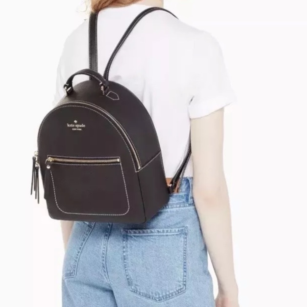 Kate spade Thompson Street Brooke Black Backpack - Picture 7 of 8